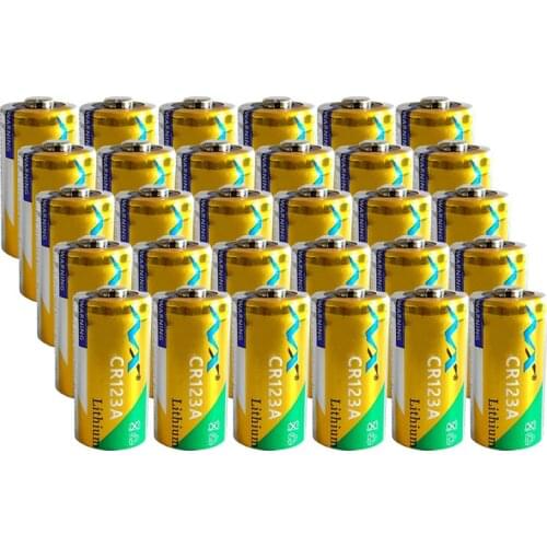 30PCS CR123A 16340 Battery 1600mAh 3V Li-ion Batteries CR123 For LED Flashlight Travel Wall Charger 16340 CR123A CR17335 CR17345