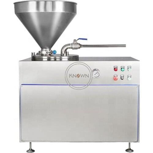 Sausage Making Machine Vertical Vacuum Filling Machine Hydraulic Hot Dog Frankfurter Stuffer Egg Sausage Maker For Sale