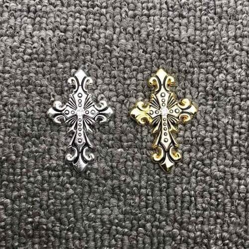 Metal Badge for Kerosene lighter Oil Lighter DIY Handmade Smoker Accessories Gadgets Lighters Decor Accessory cross