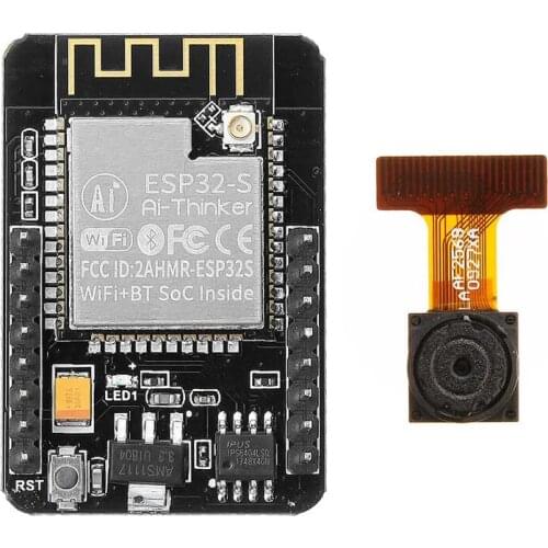 ShenZhenMaker ESP32-CAM Camera WiFi Bluetooth Module ESP32 Development Board with OV2640 Camera Onboard TF Card Slot