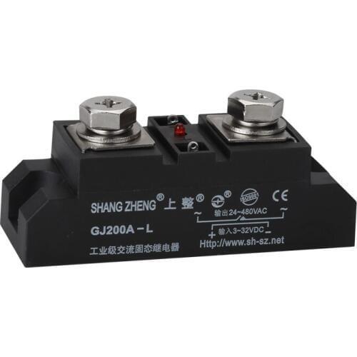 Single-phase GJ300A DC-controlled AC Industrial-grade Solid State Relay for Electric Heating Temperature Control Furnace