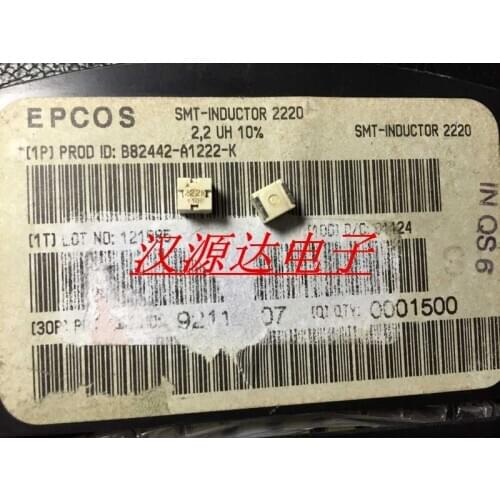Original new 100% B82442A1222K 222K 2.2UH 1.3A 2220 SMD shielded power inductor