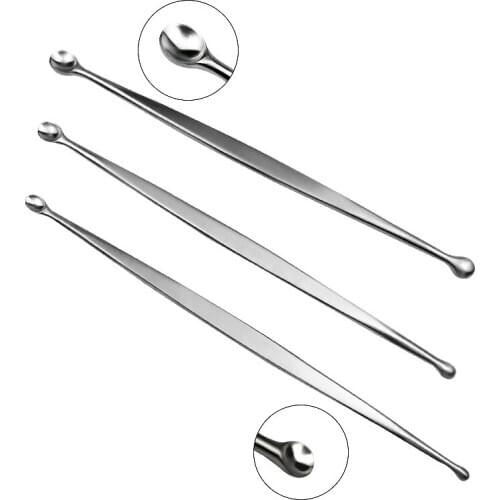 Double Curette Orthopedic Spatula Stainless Steel Veterinary Instrument Double Head Orthopedic Instrument