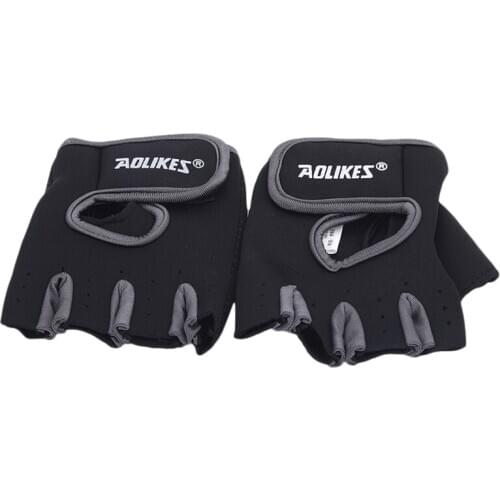 Men Women Gym Half Finger Sports Fitness Glove Exercise Training Wrist Gloves Anti-slip Resistance Weightlifting Gloves 1 Pair