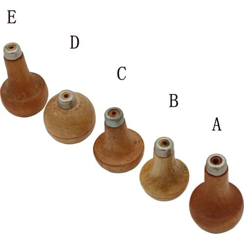 Mushroom Hand Engraving Knife Wooden Handle Long And Short Hand Massage Bit Handle Gold Tools