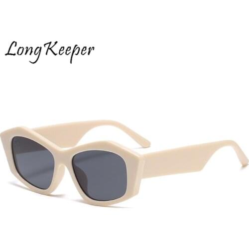 Fashion Cat Eye Irregular Sunglasses Women Vintage Leopard Eyewear Men Trend Polygon Sun Glasses Driver Shades Lunette De Soleil