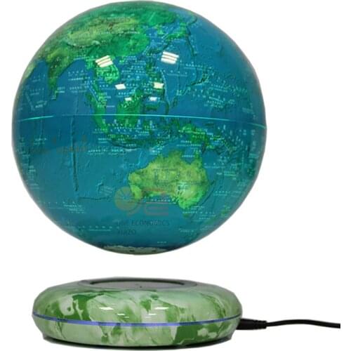 Home Decoration Magnetic Levitation 8 Inch Earth Rotated Floating Globe Festival Christmas Gift New Strange Gift Children Toys