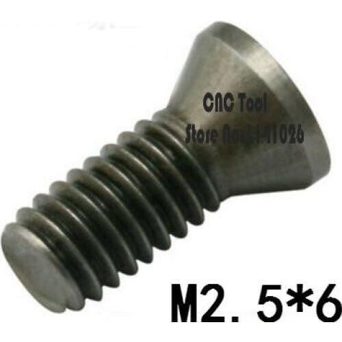 50pcs M2.5*6mm CNC lathe tool spare screws Torx screws ,Insert Torx Screw for Replaces Carbide Inserts lathe accessories