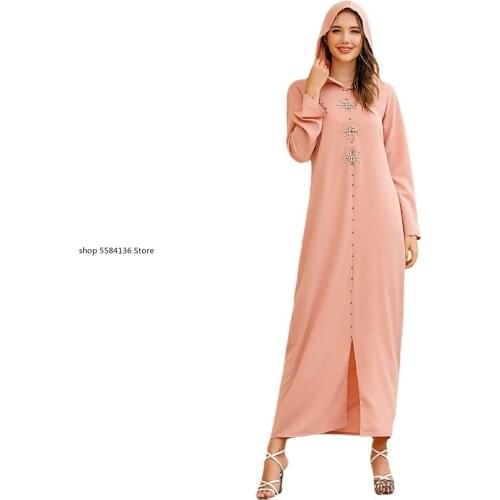 Robe Musulman Djellaba Femme Eid Kaftan Dubai Abaya Turkey Hijab Muslim Dress Ramadan Caftan Islamic Clothing Abayas For Women