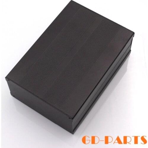 155*106*55mm Full Aluminum Chassis Enclosure Case Project Box For Hifi Audio Amplifier PCB Board DIY Black Silver 1PC