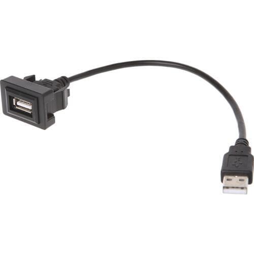 3.5AUX USB Port Cable 12-24V Car Cables Adapters Sockets Cord Wire USB Charging Adapter for Toyota Vios/Corolla