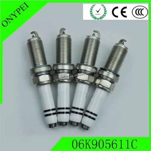 4-6PCS 06K905611C Platinum Spark Plug For A1 A3 A4 A5 A6 TT Q5 Quattro S3 TTS Beetle Sharan Passat Phaeton 0241245673