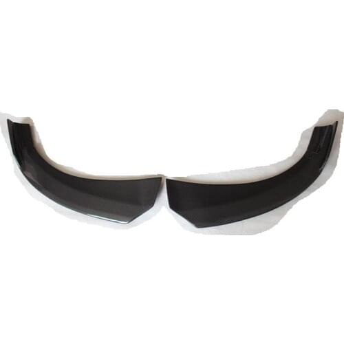 Car-styling Carbon Fiber Front Lip Splitter Pair Glossy Fibre Bumper Spoiler 2pcs Auto Body Kit For Benz CLA-Class W117 14-16