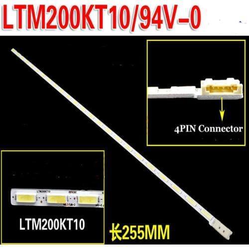 Free Shipping!! 10PCS/Lot New Original 20inch Wide LED Backlight Strip LTM200KT10 For Samsung