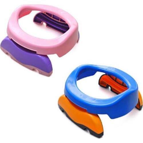 Children Toilet Seat Cars Potties Chamber Pots Plastic Portable Kids Trainers Potty Chair Folding Toilet Ring Baby Travel Potty