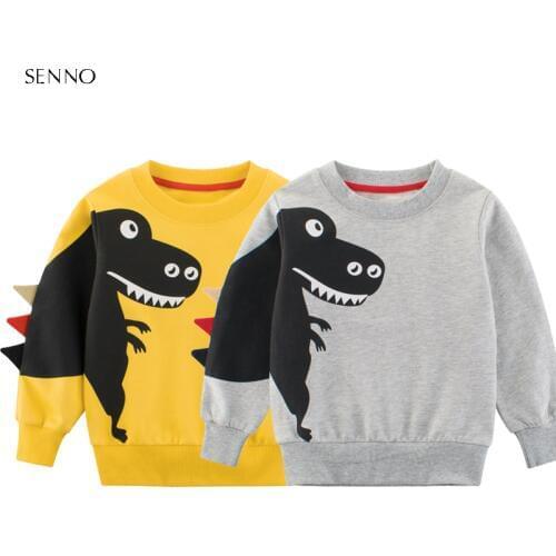 Baby Boys Cotton Kids Hoodies Dinosaur Clothes Boys Sweatershirts for Boys Sweater Childrens Clothing Tops