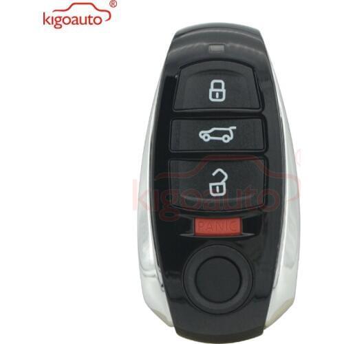 KIGOAUTO IYZVWTOUA for Volkswagen Touareg 2011 2012 2013 2014 2015 2016 2017 Smart key 4 button 315Mhz remote key