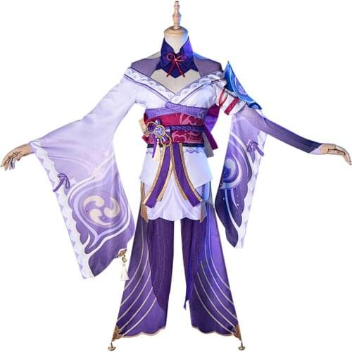 Genshin Impact Baal Raiden Shogun Cosplay Costume Outfits Halloween Carnival Suit