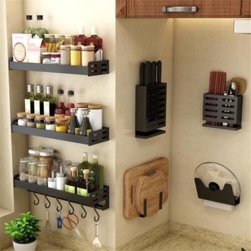 Kitchen Organizer Shelf Spice Knives Chopsticks Forks Bowel Plates Organizer Rack