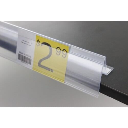 Store Shop shelf guard strip POP banner price ticket TAG label holder strip POP shelf talker shelf channel cover data strip