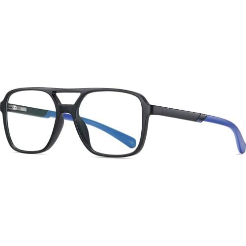 Mens Oversized Computer Glasses Anti-blu Ray Eyeglasses Blue Light Blocking Optical Spectacles Pilot Eyewear Square Frame Women