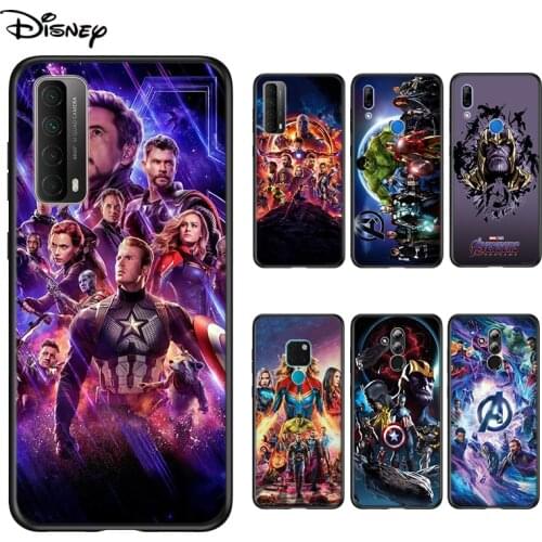 Soft Cover Marvel The Avengers For Huawei P Smart 2021 2020 Z S Mate 40 RS 30 20 20X 10 Pro Plus Lite 2019 Phone Case