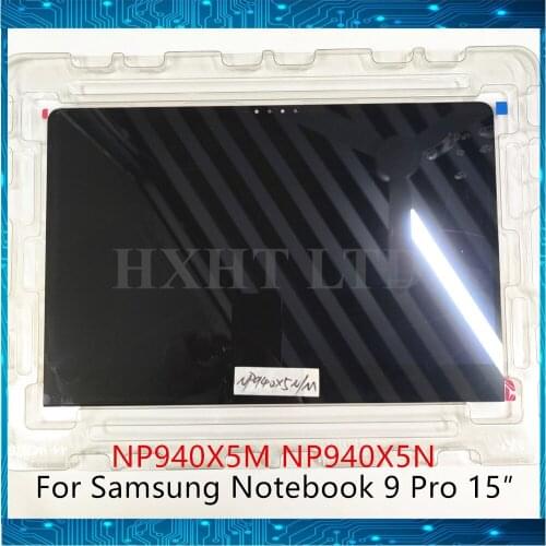New Original NP940X5N NP940X5M LCD Screen Touch Glass For Samsung Notebook 9 Pro 15″ NV150FHB-T30 1920*1080 FHD Good Working