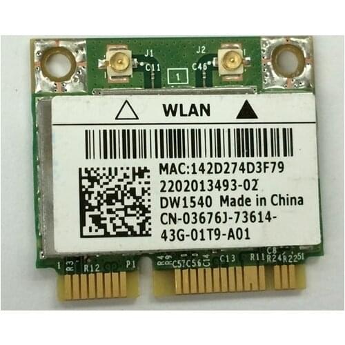 SSEA Wholesale New for DELL DW1540 for Broadcom BCM943228HM4L Half mini PCI-E Wireless Wifi Card 2.4/5GHz 300Mbps Free Shipping