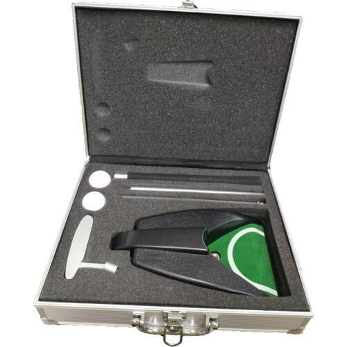 Portable Indoor Golf Putting Practice Kit Ball Aluminum Alloy Golf Putting Training Set