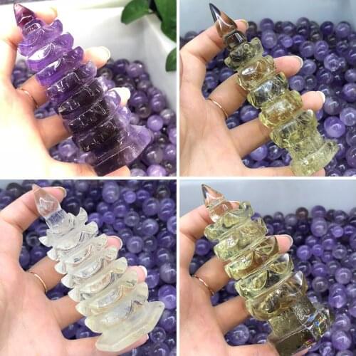 Natural topaz wenchang mansion is Chinas feng shui home, natural stone and minerals