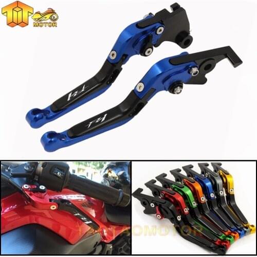 CK CATTLE KING Motorcycle Brake Clutch Levers Adjustable for Yamaha FZ1 FAZER fz1 2001 2002 2003 2004 2005 With logo FZ1