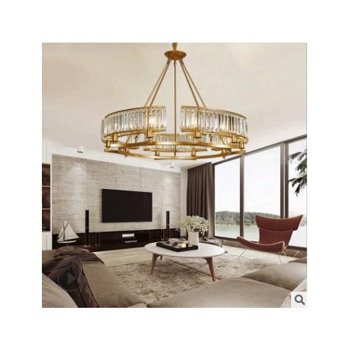 American light luxury crystal living room chandelier Jane European fashion bedroom study restaurant home decoration chandelier