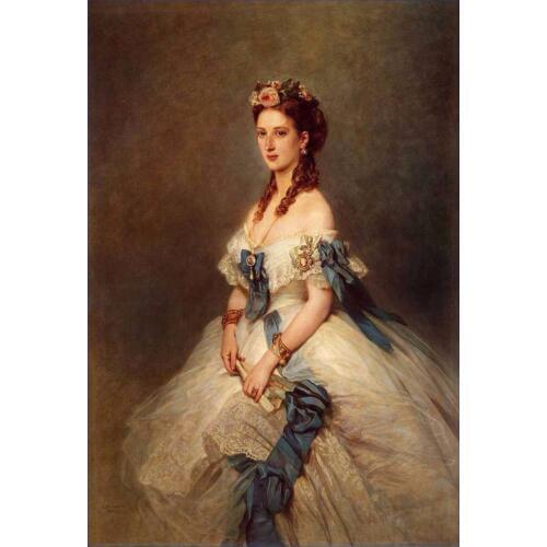 Needlework DIY 14CT unprinted embroidery Crafts Home decor French Counted Cross Stitch Kit/Set Empress Elisabeth of Austria