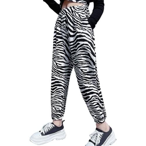Girls Pants Striped Pattern Kids Trousers For Girls Casual Style Childrens Sweatpants Spring Autumn Clothes Girl