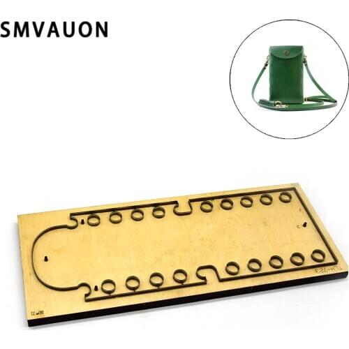 SMVAUON Wooden Die Cutting Diy Inclined shoulder bag Mobile phone bag Dies Fille Scrapbooking Suitable For Die-cutting Machines