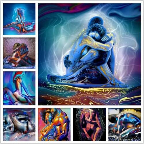 Brand New 5D Sexy Men and Women Picture Diamond Painting Cross Stitch Art Full Drill Embroidery Living Room Decoration