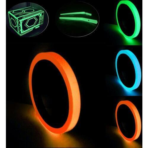 Luminous Adhesive Tape Stage Warning Fluorescent Light Storage Adhesive Tape PVC Luminous Tape Heat Resistance Cold Resistance