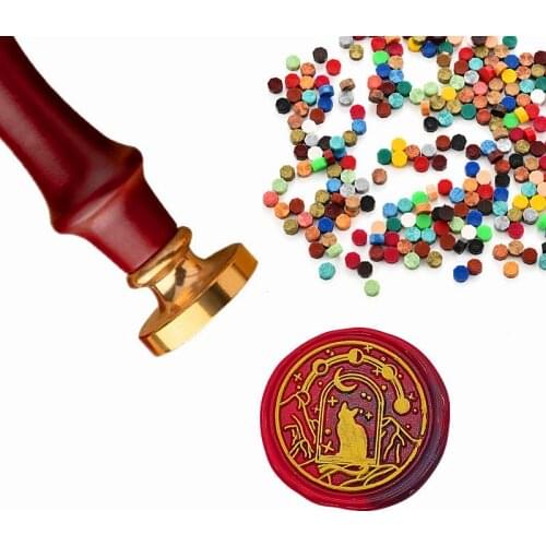 Totoro dragonfly Mermaid Starry cat unicorn Skull butterfly drangon rabbit dinosaur bee Retro Wax Seal Stamp Animal SealingStamp