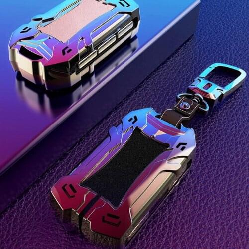 Car Key Case Protection For Volvo XC40 XC60 S90 XC90 V90 2017 2018 T5T6 T8 2015 2016 Car Key Holder Keyring Keychain Ring