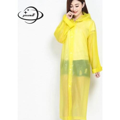 Womens Capes Raincoat Female Ponchos Wraps Shawl Stoles Hooded Waterproof Button Outdoor Ladies Solid Outerwear Clothes Y12