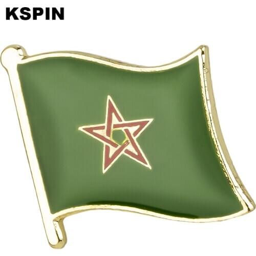 Star Badge Flag Badge Flag Brooch National Flag Lapel Pin International Travel Pins Collections XY0133