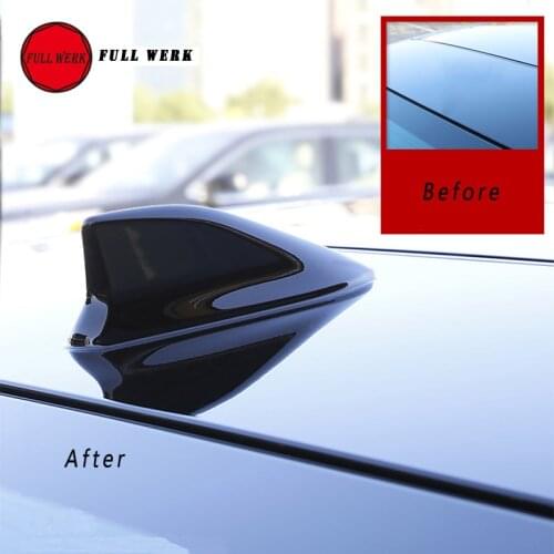 1 Piece for Toyota 8th Camry 2018 Shark Fin Decoration Antenna Car Aerial Roof Decoration Accessories Black White Silver Red