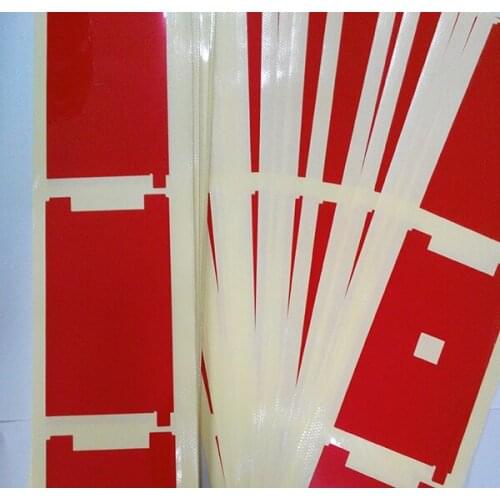 100pcs/lot Backlight Red Film Sticker For iPhone 5/5s Backlight Paper Scratch-resistant LCD Screen Protector Film Free Shipping