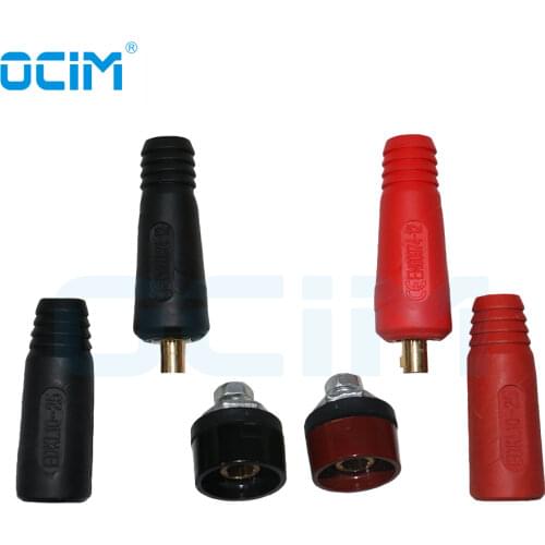 1PC Male Cable Connector Plug And 1PC Female Socket Welding Connector Cable 10-25MM2
