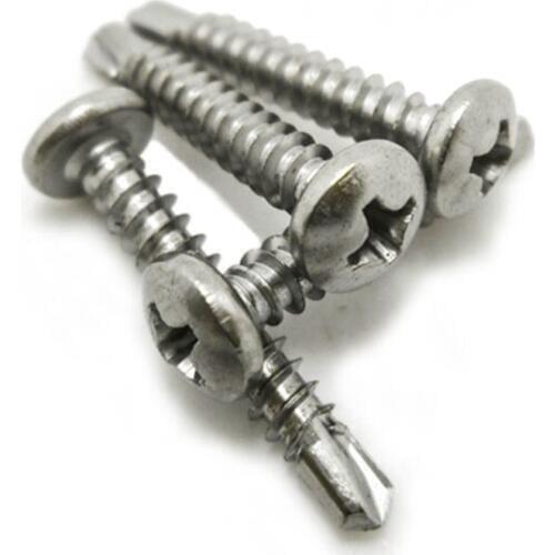 410 stainless steel cross recessed pan head drilling screws M4.8*50