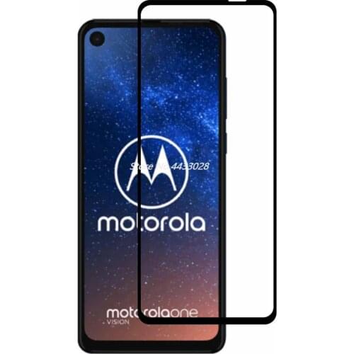 5D Full Cover Tempered Glass For Motorola MOTO One Pro Vision Action Zoom Power Z4 Force Play P30 P40 P50 Screen Protector Film