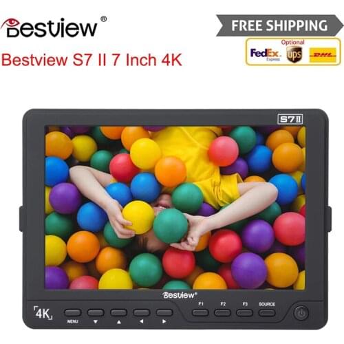 Bestview S7 II 7 Inch 4K HDMI HD On Camera Monitor LCD Field Monitor 1920*1200 with HDMI & 3G SDI input & output for Canon