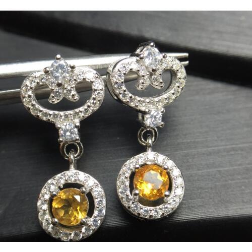 Almei Earrings With Stones