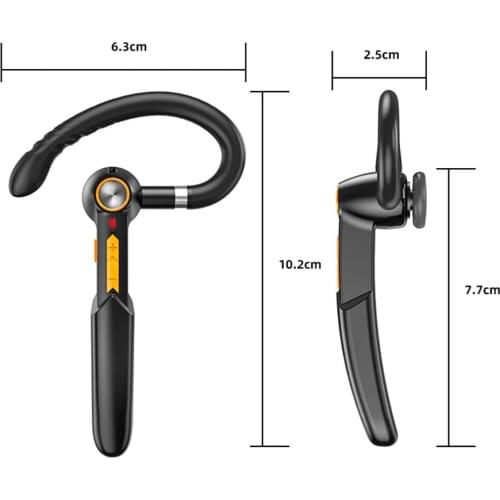 Fingerprint Touch 5.0 bluetooth headset with Mic 110mAh lithium battery, hands-free HIFI wireless headset, waterproof headset