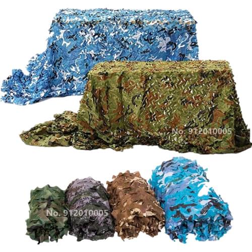 Military camouflage net, suitable for camping, shooting, hunting, military theme party decoration and sunshading, seven colors